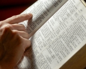 Man Reading Bible